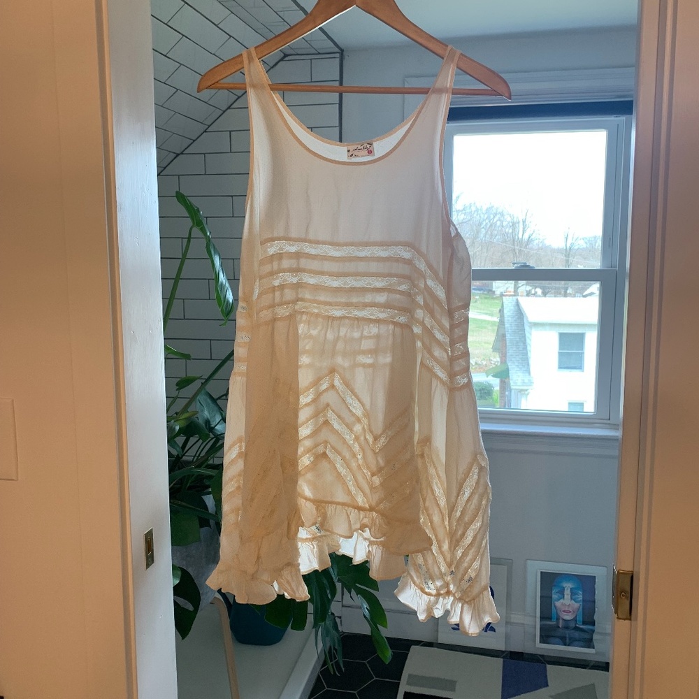 free people tank top size medium